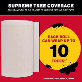 Close-up of Tree Shield showing 30-foot coverage for large trees.