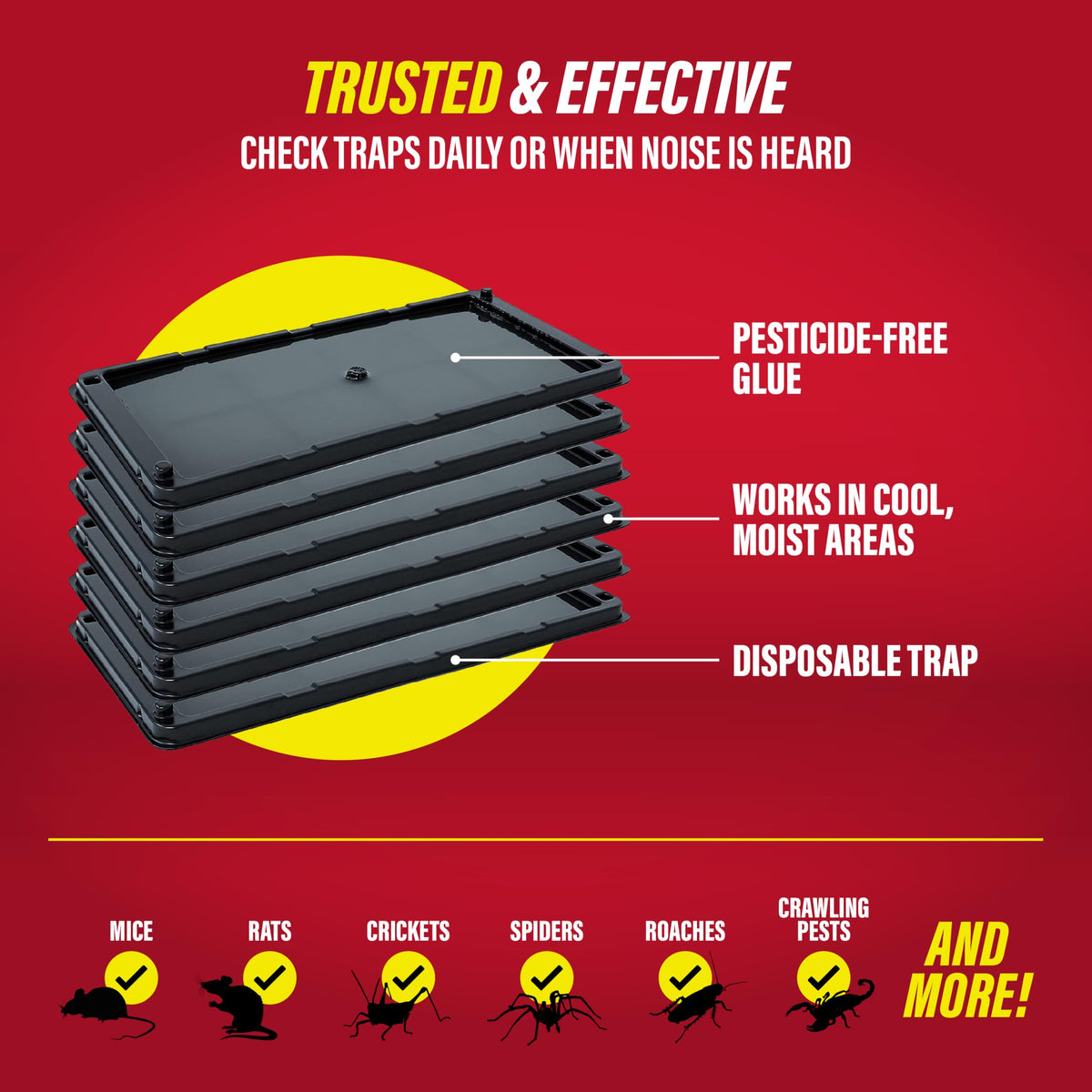 Catchmaster USA-made label on packaging signals dependable pest control.