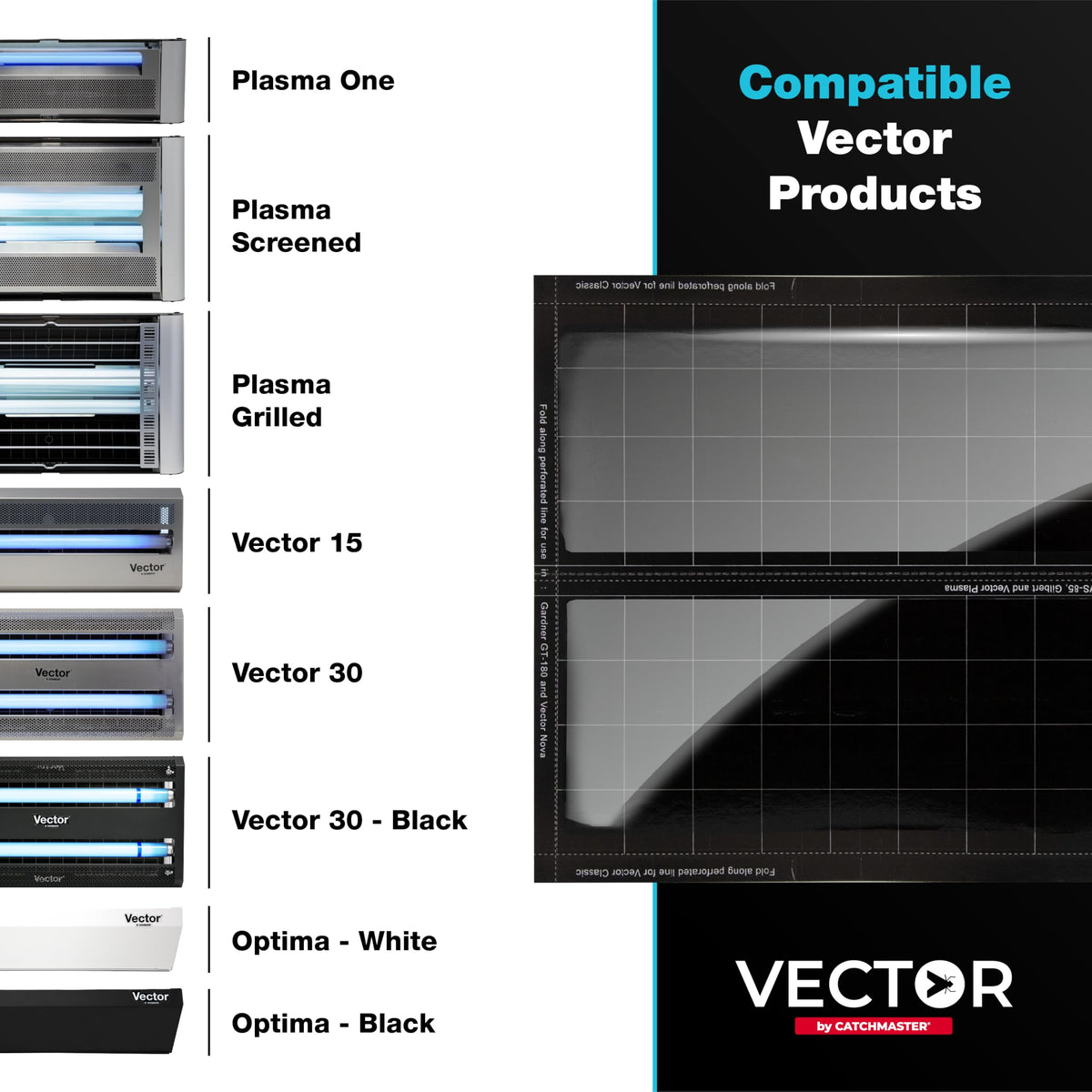 Catchmaster Vector easy board replacement enables quick maintenance and continuous protection.