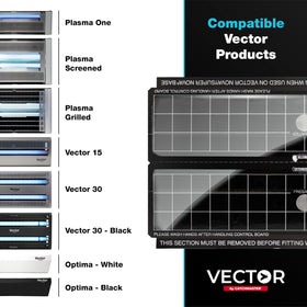 Catchmaster Vector UV trap installed blending with décor while targeting pests.