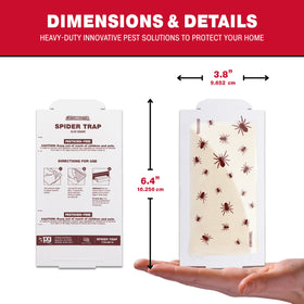 Catchmaster glue trap provides pesticide-free, mess-free interior pest control.