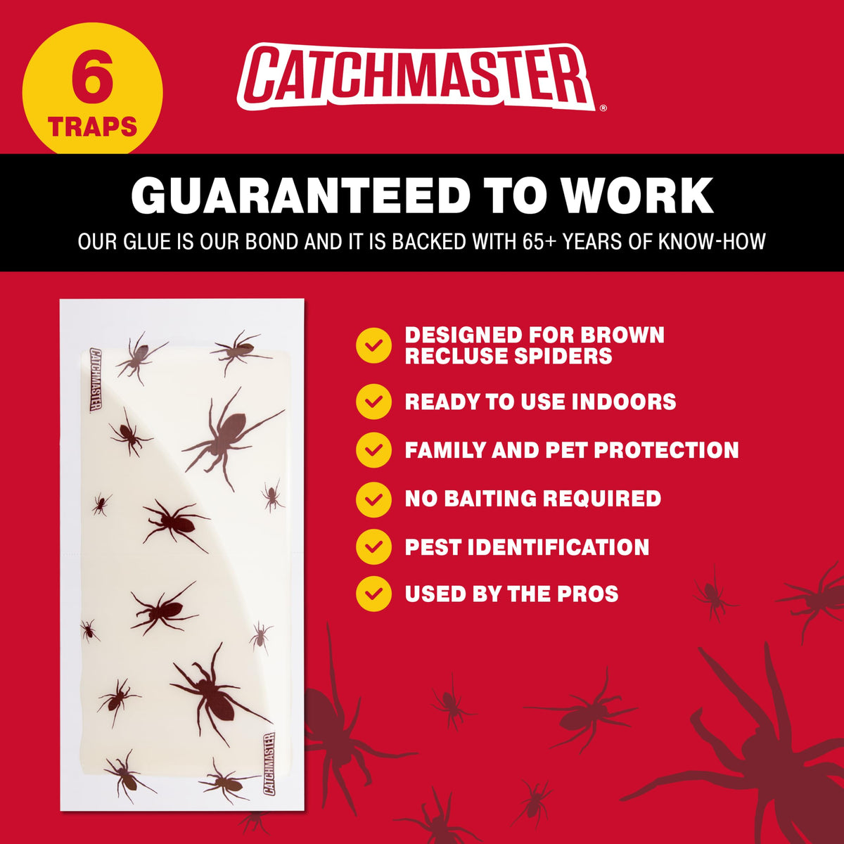 Catchmaster year-round, pesticide-free traps deliver mess-free home protection
