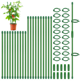 Catephe plant stake kit contents ready for sturdy garden setup
