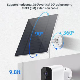 Catgod 9.8-foot cable reaches the camera for flexible placement.