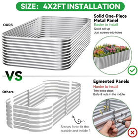 CATMANOR galvanized-steel-construction demonstrates corrosion resistance for long-lasting outdoor gardening