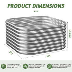 CATMANOR quick tool-free assembly demonstrates easy setup of a raised garden bed.