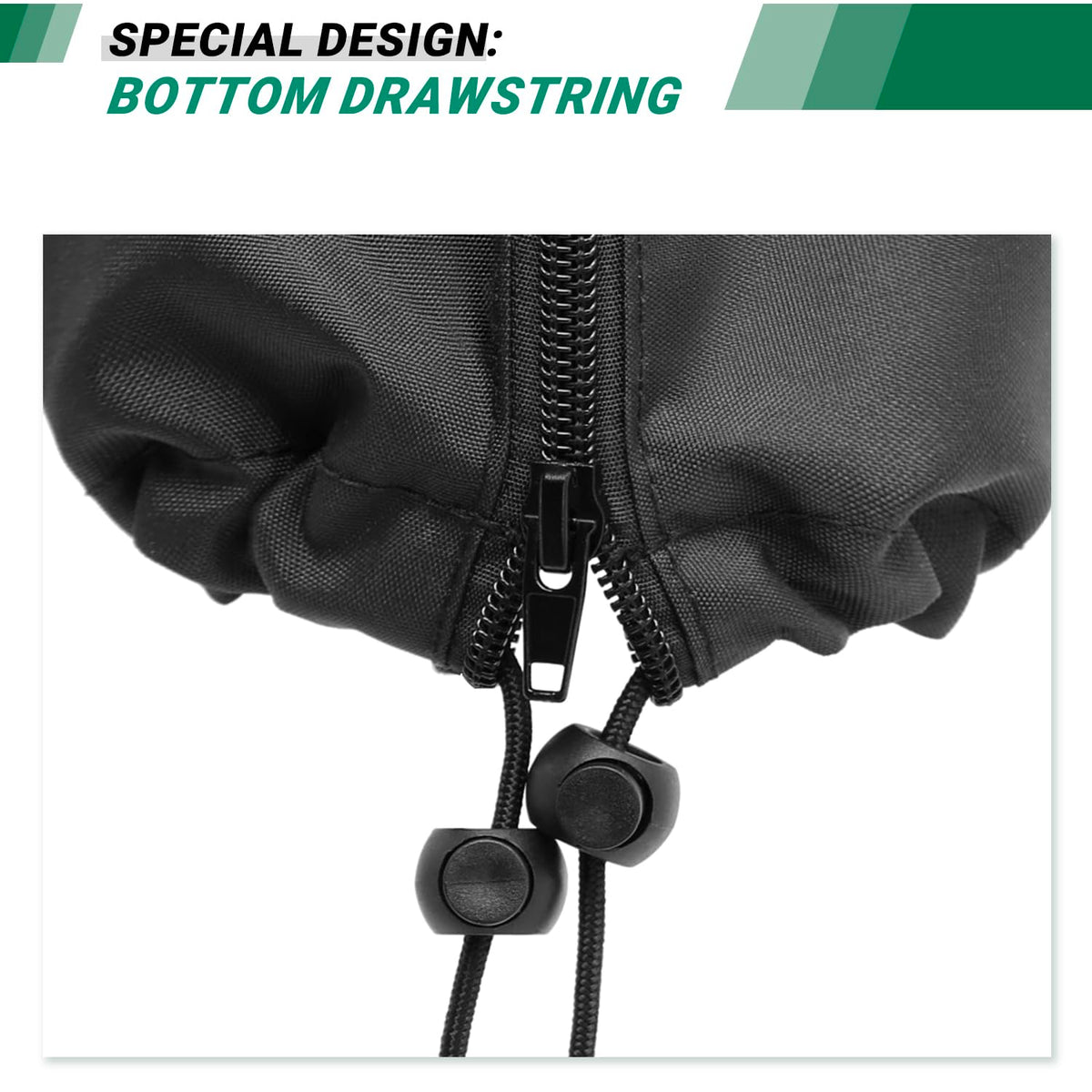 CATOTEL wind buckles secure cover against gusts