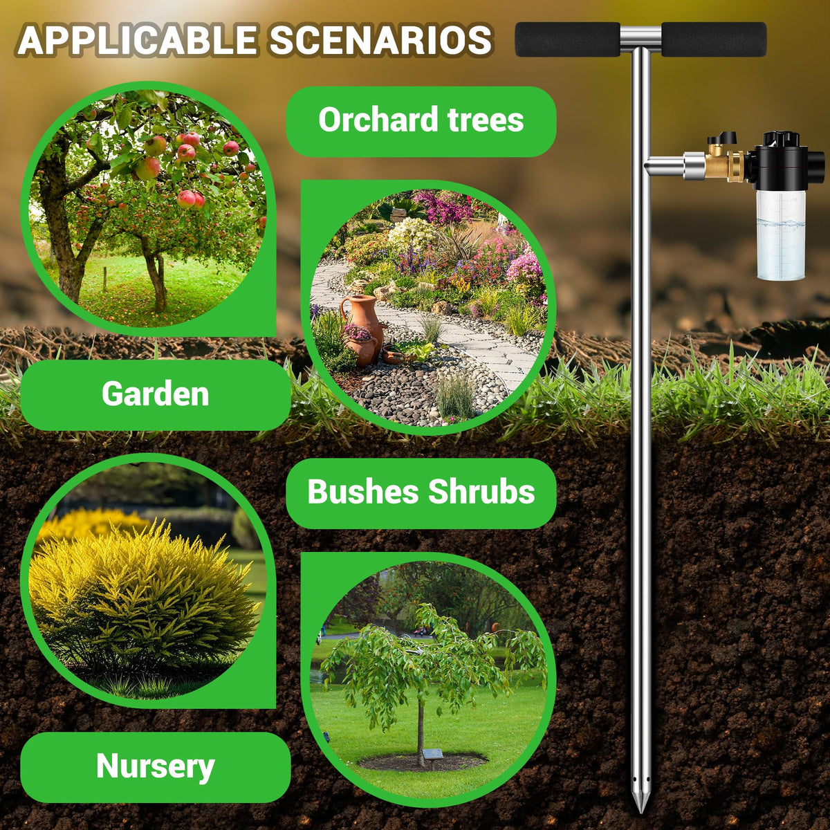 Caulimo dry climate friendly irrigation targets roots, reducing evaporation
