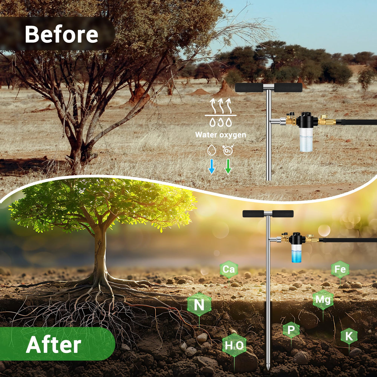 Caulimo premium build for reliable, long-lasting tree irrigation in outdoor spaces