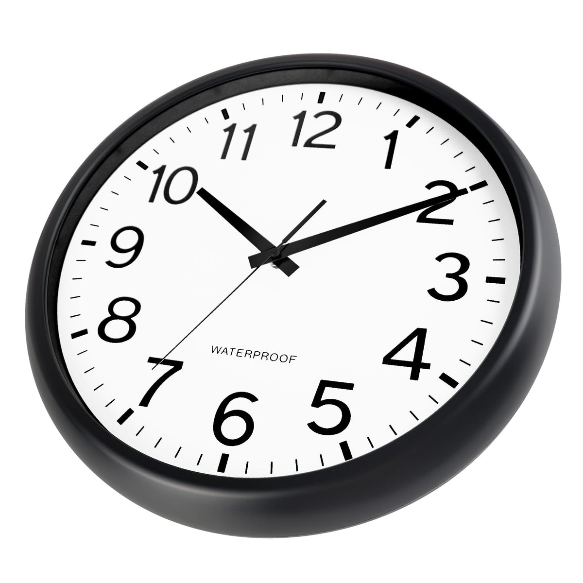 Caysie 16-inch dial close-up highlighting large numerals for quick time checks