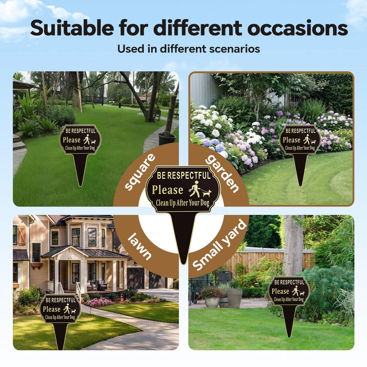 CBCJIEHUXL double-sided printing for visibility from multiple directions