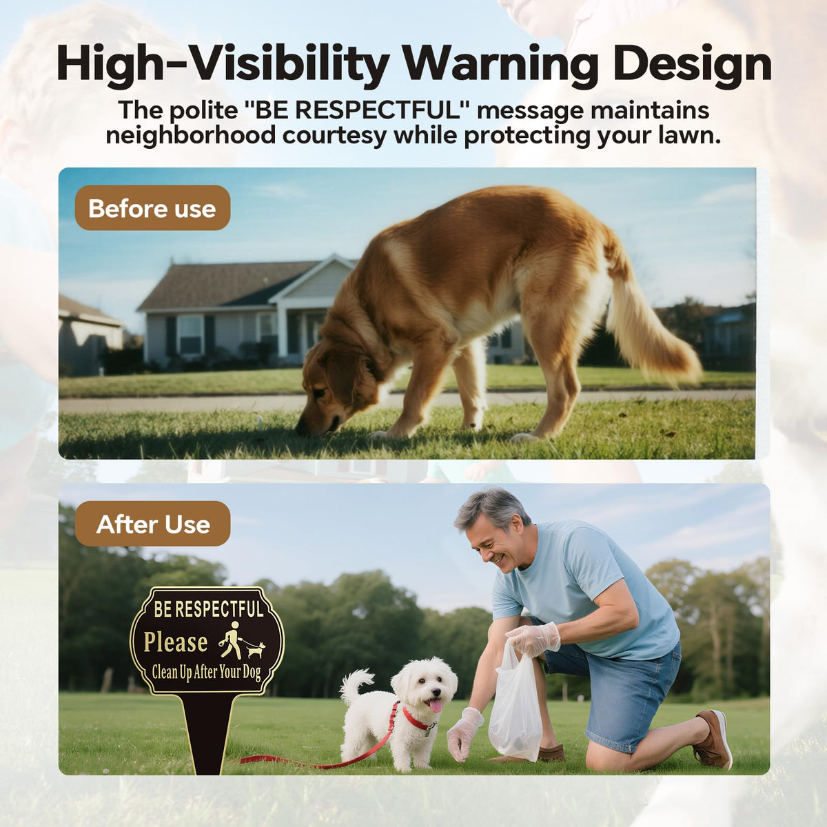 CBCJIEHUXL durable rust-free aluminum sign withstands rain and sun