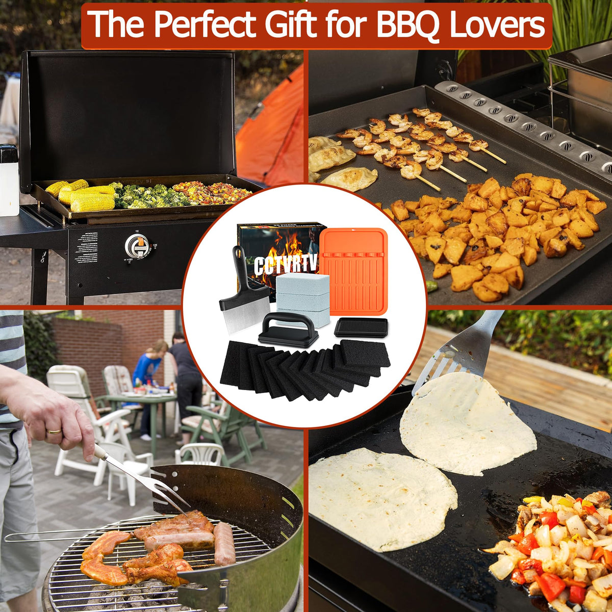CCTVRTV gift ready packaging for BBQ lovers and grill care