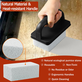 CCTVRTV griddle-cleaning-brick-rust-removal demonstrates stain-busting action on grills.
