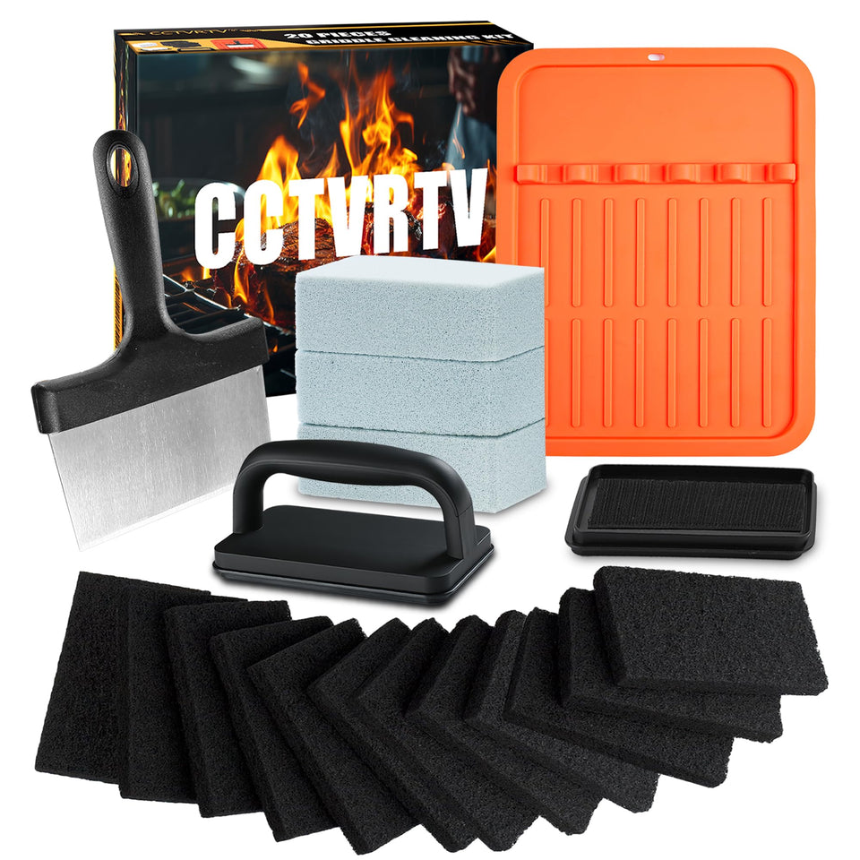 CCTVRTV upgraded griddle cleaning kit ready for deep cleaning and maintenance