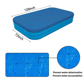 cdbz rectangle pool cover folded storage demonstrates compact design