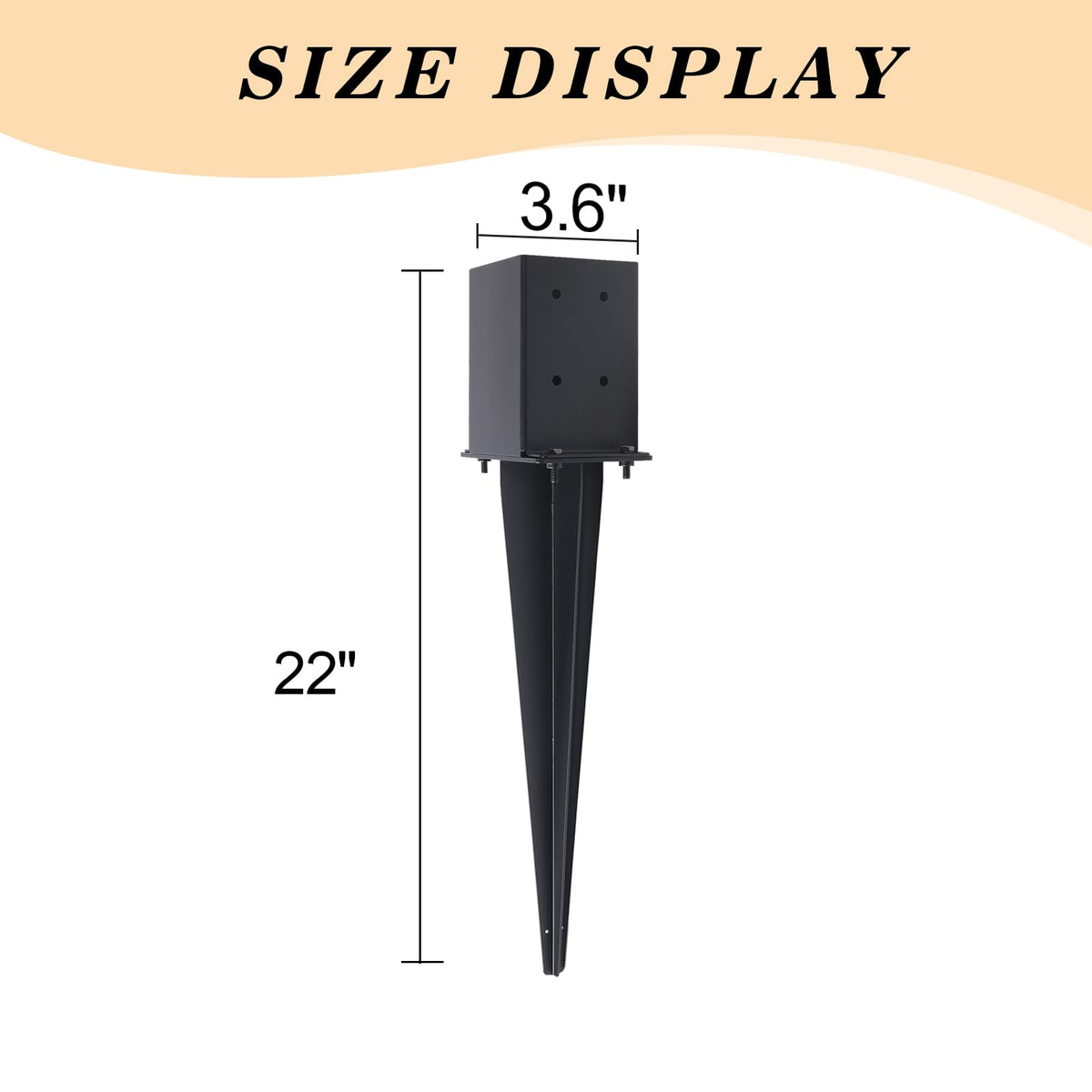 CDFYJHFDQ anti-rust black powder coat finish extends outdoor life and resists corrosion.