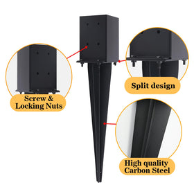 CDFYJHFDQ easy-to-install ground spike for quick fence post setup.