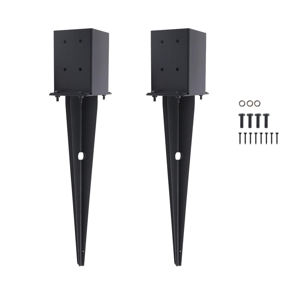 CDFYJHFDQ fence post anchor ground spike 22in provides stable post support for outdoor structures.