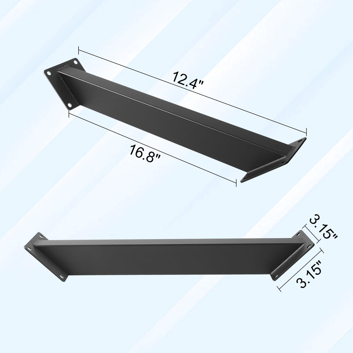 CDFYJHFDQ heavy-duty pergola bracket installation, ready-to-use with pre-drilled holes.