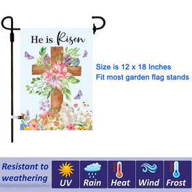CDLong seasonal Christian flags collection featuring spring, fall, and Christmas themes.