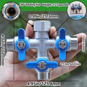 Ceaeso 0.6-inch ball valve for smooth water flow.