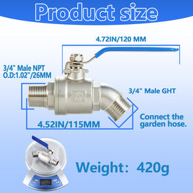 Ceaeso heavy-duty valve body image showcases durability for outdoor use.