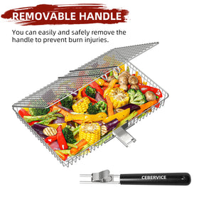 CEBERVICE secure locking keeps food secure while flipping