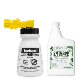 Cedarcide Outdoor Bug Control bottle with sprayer included for easy yard application.