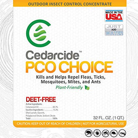 Apply Cedarcide outdoors on patios and gardens for safer spaces