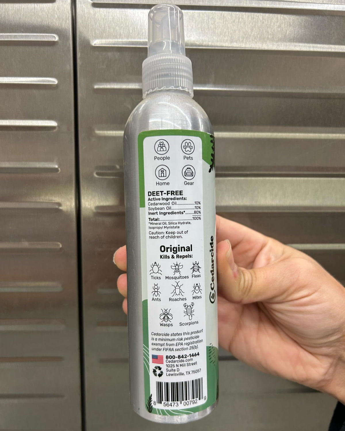 Cedarcide Tickshield kit lab tested and real world tested for reliability
