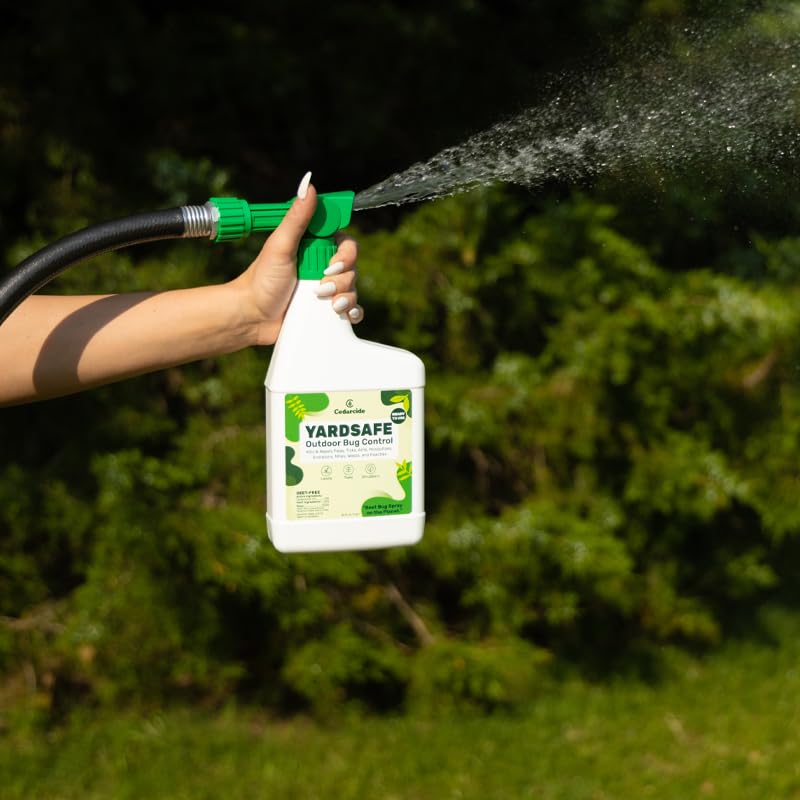 Cedarcide YardSafe eco-packaging emphasizes safe, toxin-free formula.