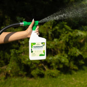 Cedarcide YardSafe eco-packaging emphasizes safe, toxin-free formula.