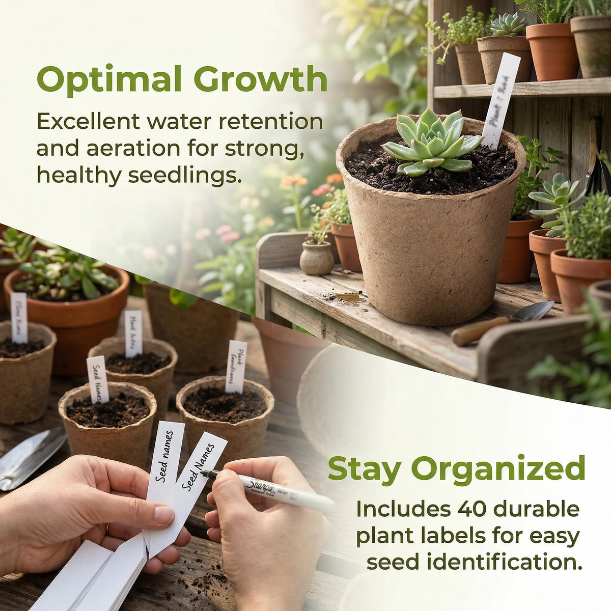 Cedilis transplant-free pot minimizes root disturbance during planting