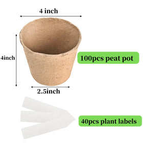 Cedilis white plant labels for seed and variety tracking