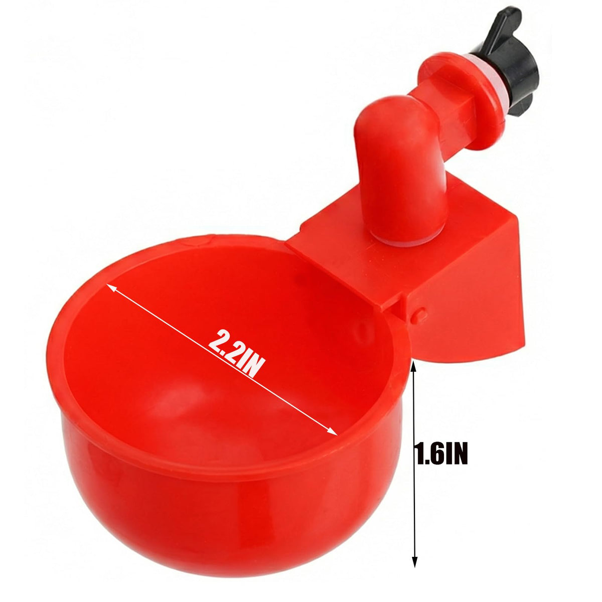 Cedilis deep 2.2-inch bowls prevent spills while allowing comfortable drinking