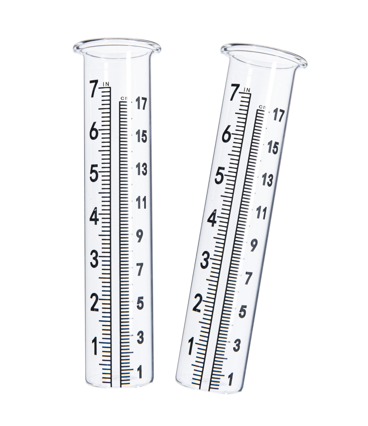 Cedmon rain gauge replacement tube with lip for yard use