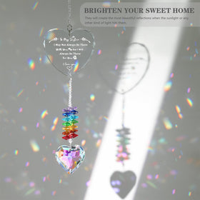 Ceegook suncatcher captures sunlight, producing sparkling room ambience.
