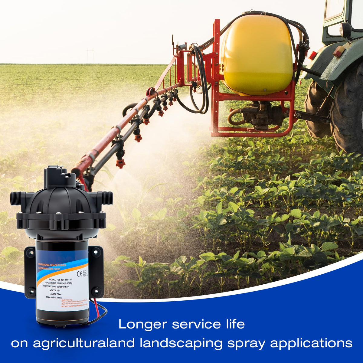 Ceelpeopar universal mounting simplifies upgrading sprayer tanks