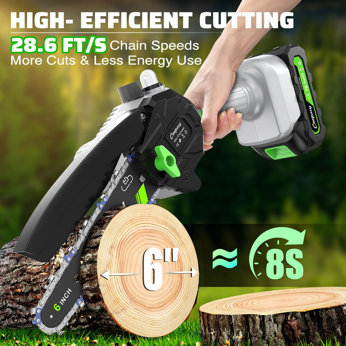 CEEPUY Portable lightweight design supports one handed operation