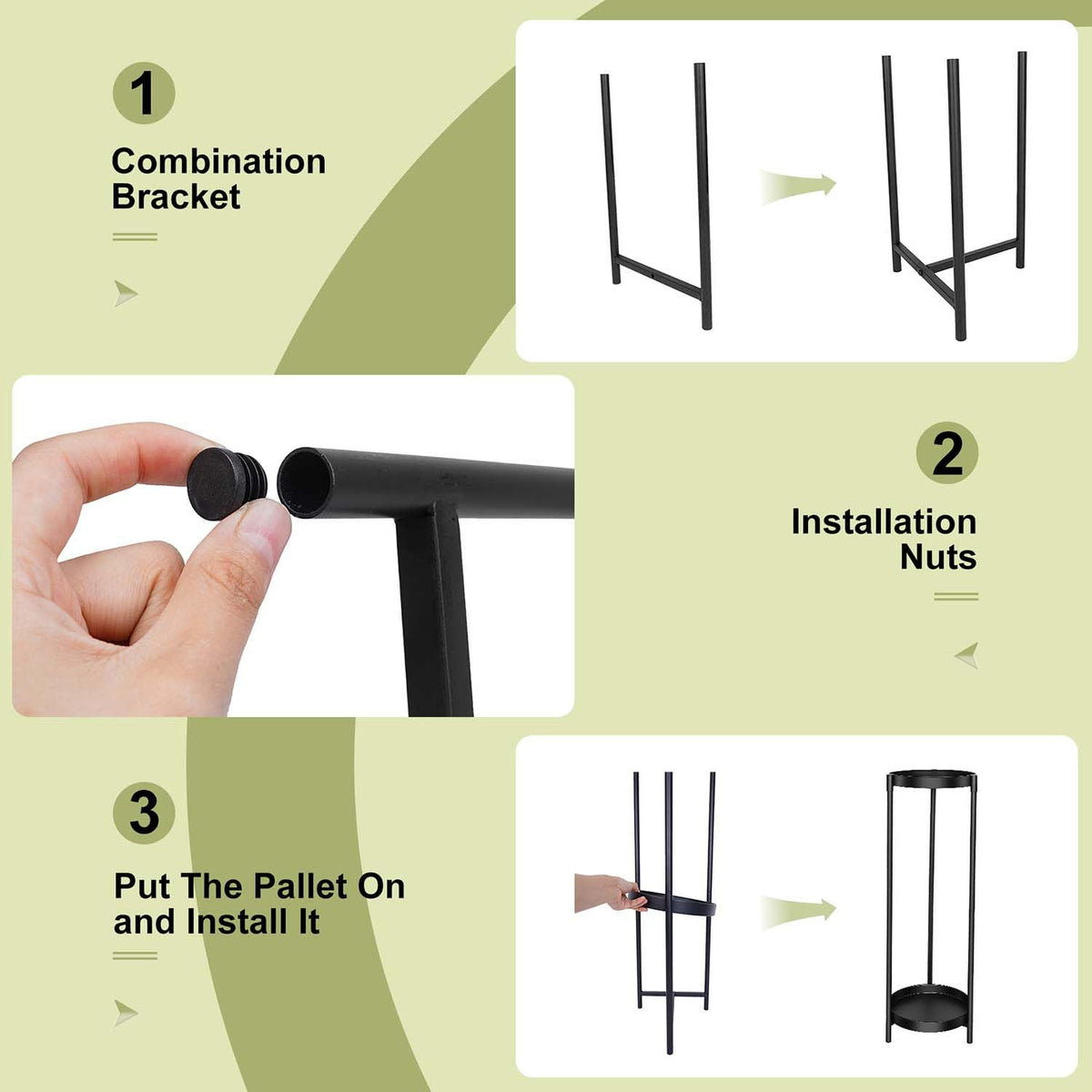 CEFZUM easy-assembly tools included for quick setup of the plant stand.