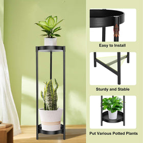 CEFZUM sturdy frame emphasizes durability and reliable support for pots.