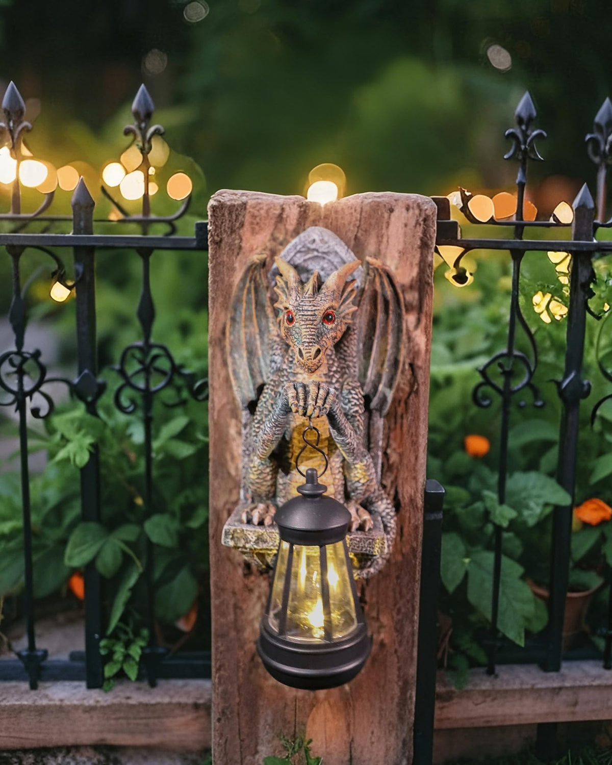 CeiooCei patio dragon decor enhances entryways and ponds.
