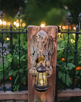 CeiooCei patio dragon decor enhances entryways and ponds.