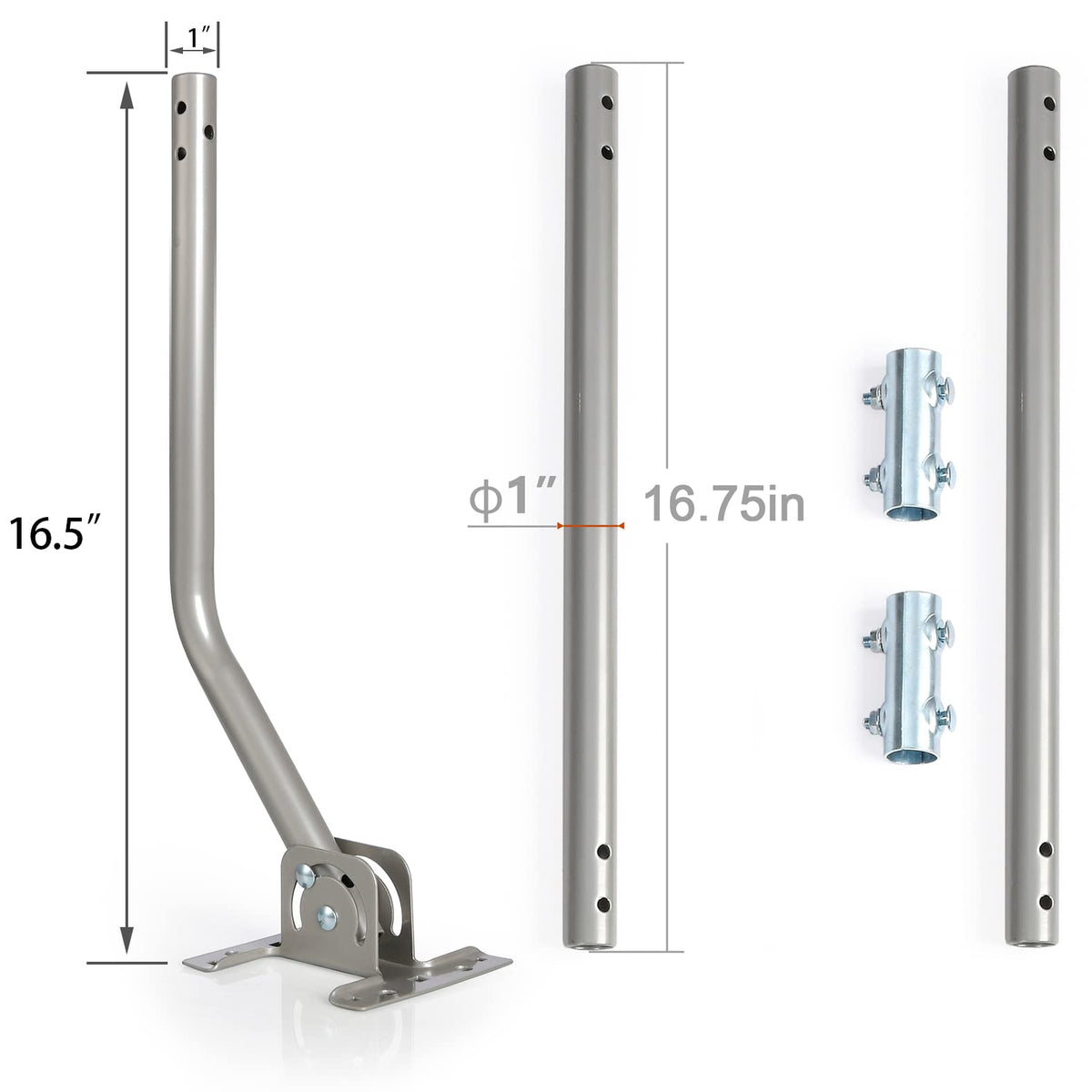 CeKay extendable arm J-pole enables flexible installation.