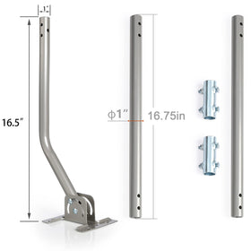 CeKay extendable arm J-pole enables flexible installation.