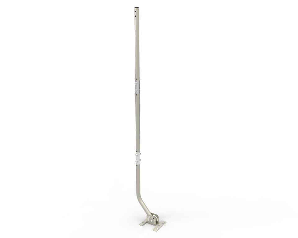 CeKay universal mounting pole for outdoor antenna enables versatile placement for better reception.
