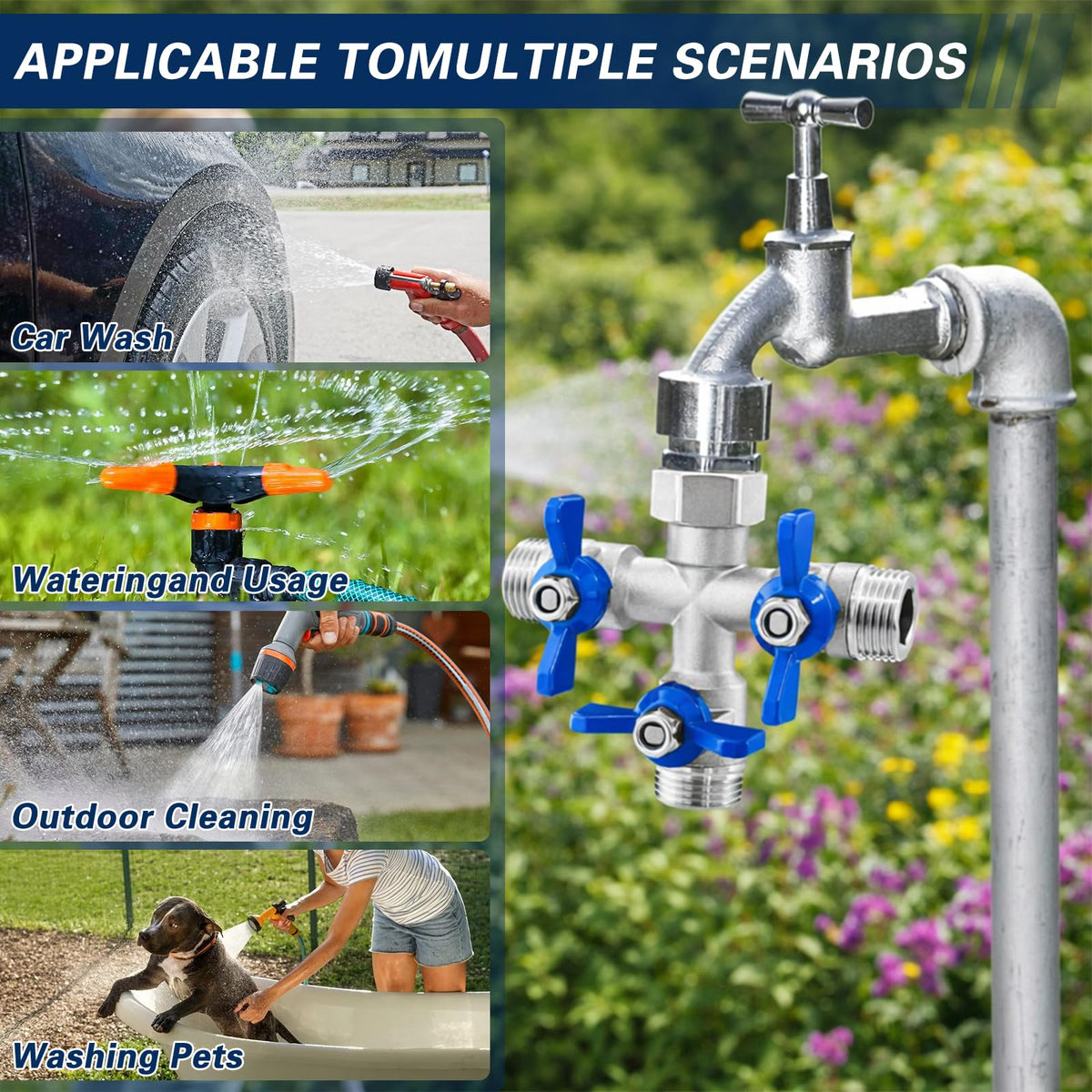 Cekwiet easy installation for outdoor watering systems