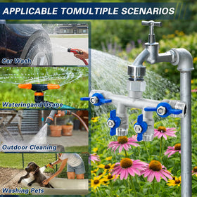 Corrosion-resistant stainless steel withstands outdoor weather.