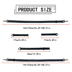 Celeyearnirs 34cm strap offers adjustable hold for larger cantilever parasols